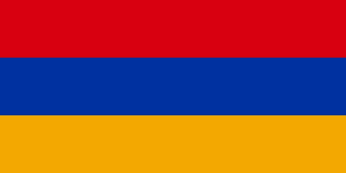 Drapeau du pays : Arménie