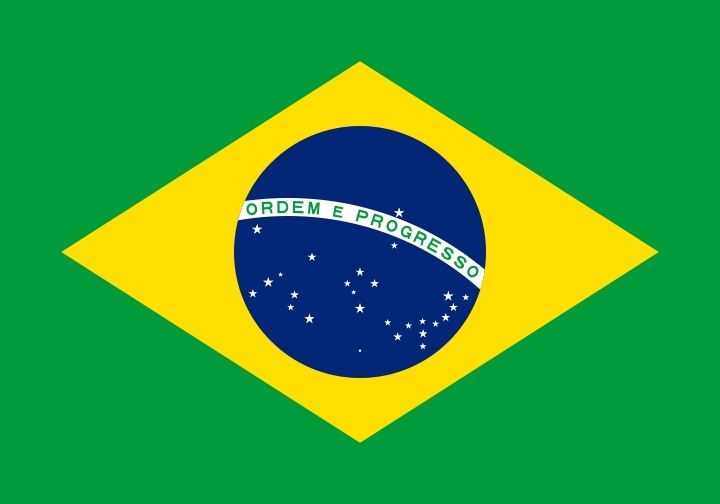 Drapeau du pays : Brésil