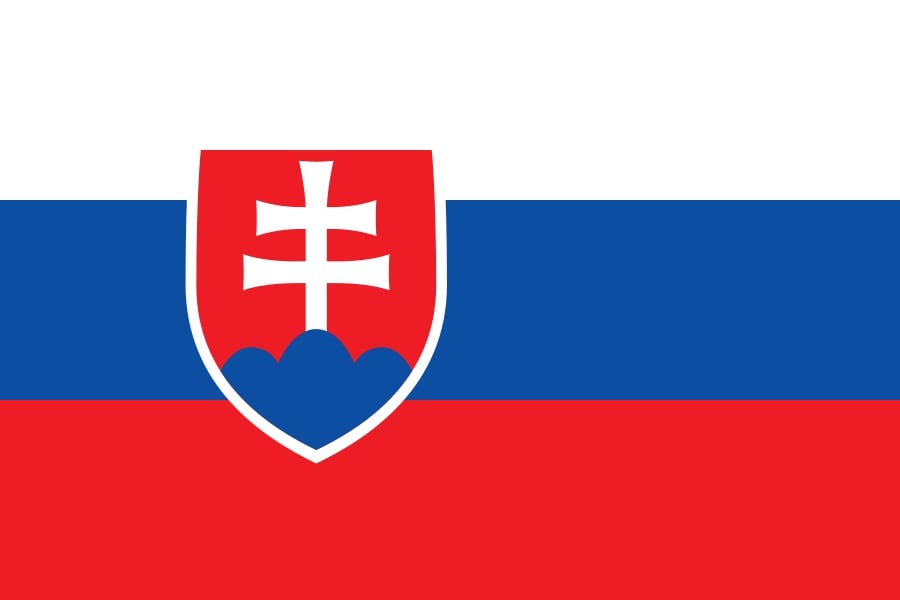 Drapeau du pays : Slovaquie